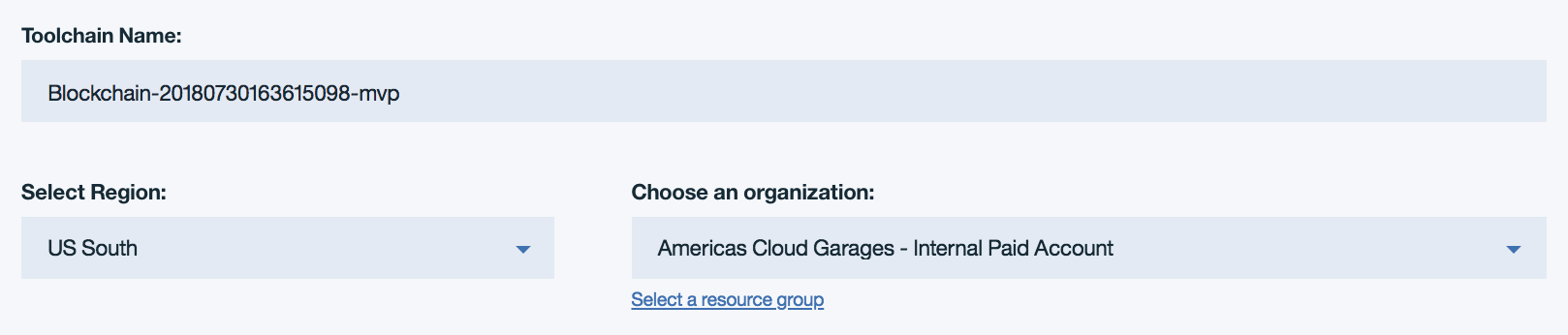 Toolchain Config Image